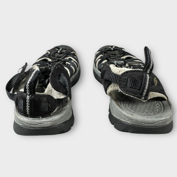 Keen Whisper Sandal Women’s Size 7 Black/Gargoyle Grey Hiking Waterproof - Picture 4 of 11